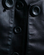 "Hiroko Koshino" Lamb leather layered vest