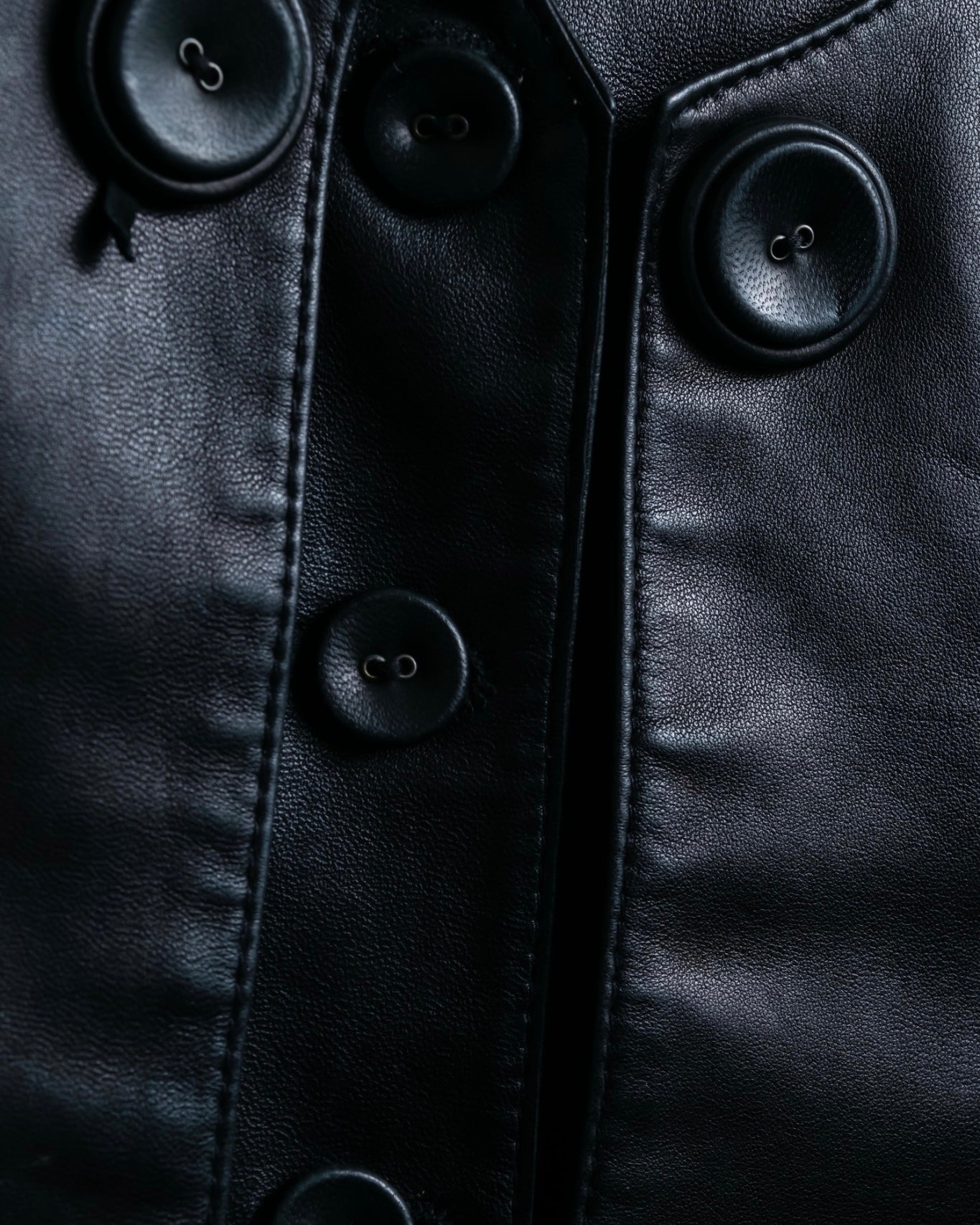 "Hiroko Koshino" Lamb leather layered vest