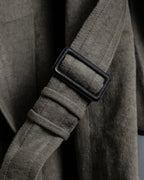 "ALPACUNA" 70's Pure wool beautiful trench coat