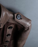 00's dal zip napoleon leather jacket