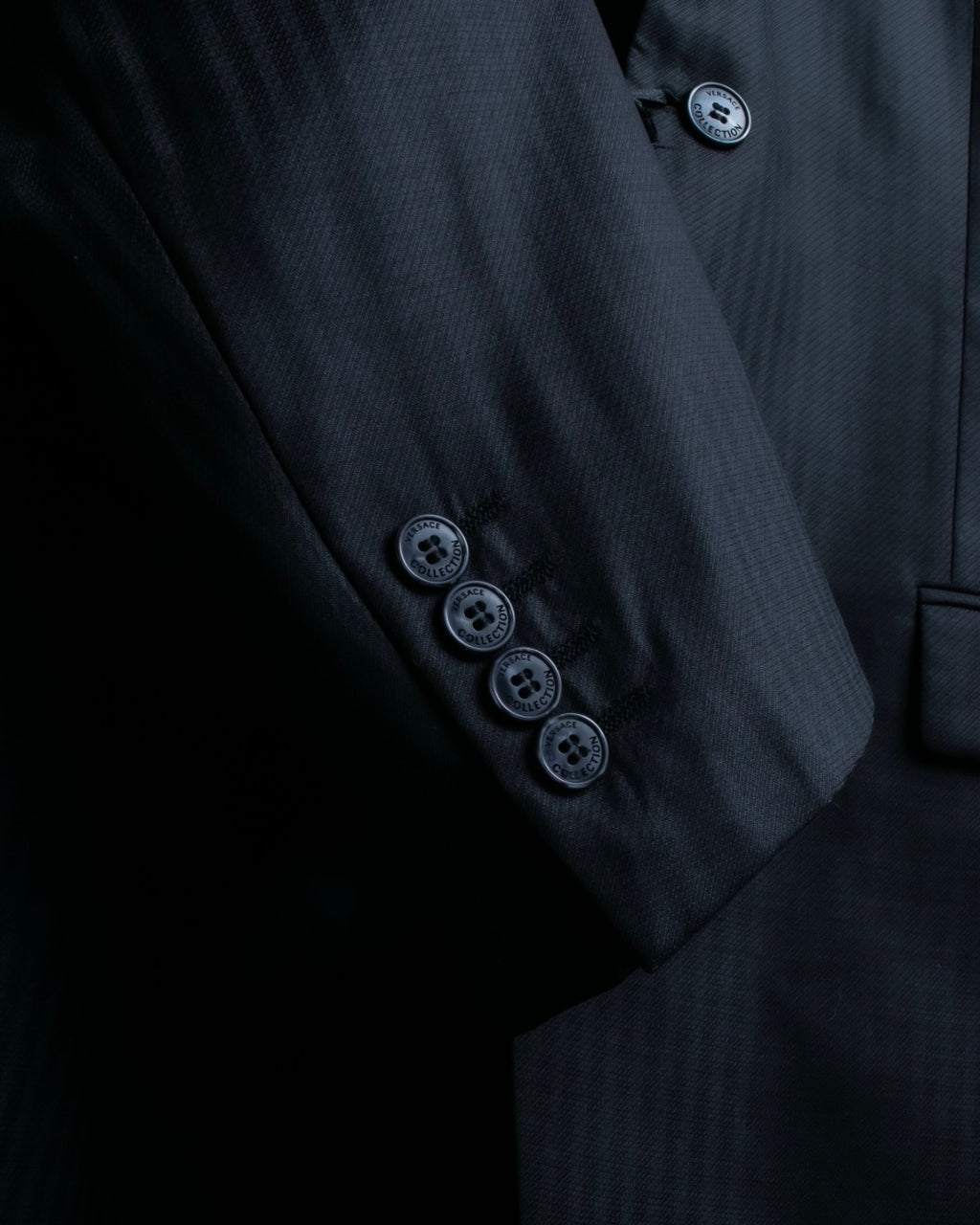 "Versace Collection" Mint condition striped three-piece