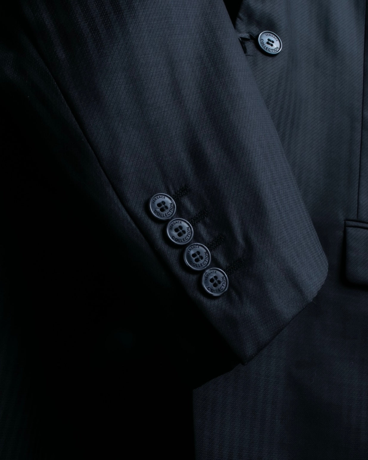 "Versace Collection" Mint condition striped three-piece