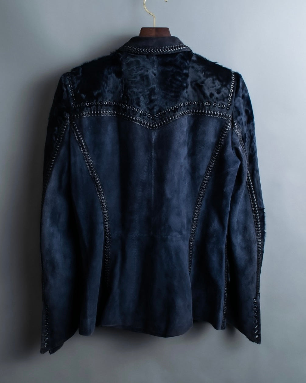 "GIANFRANCO FERRE" Swakara leather tailored jacket