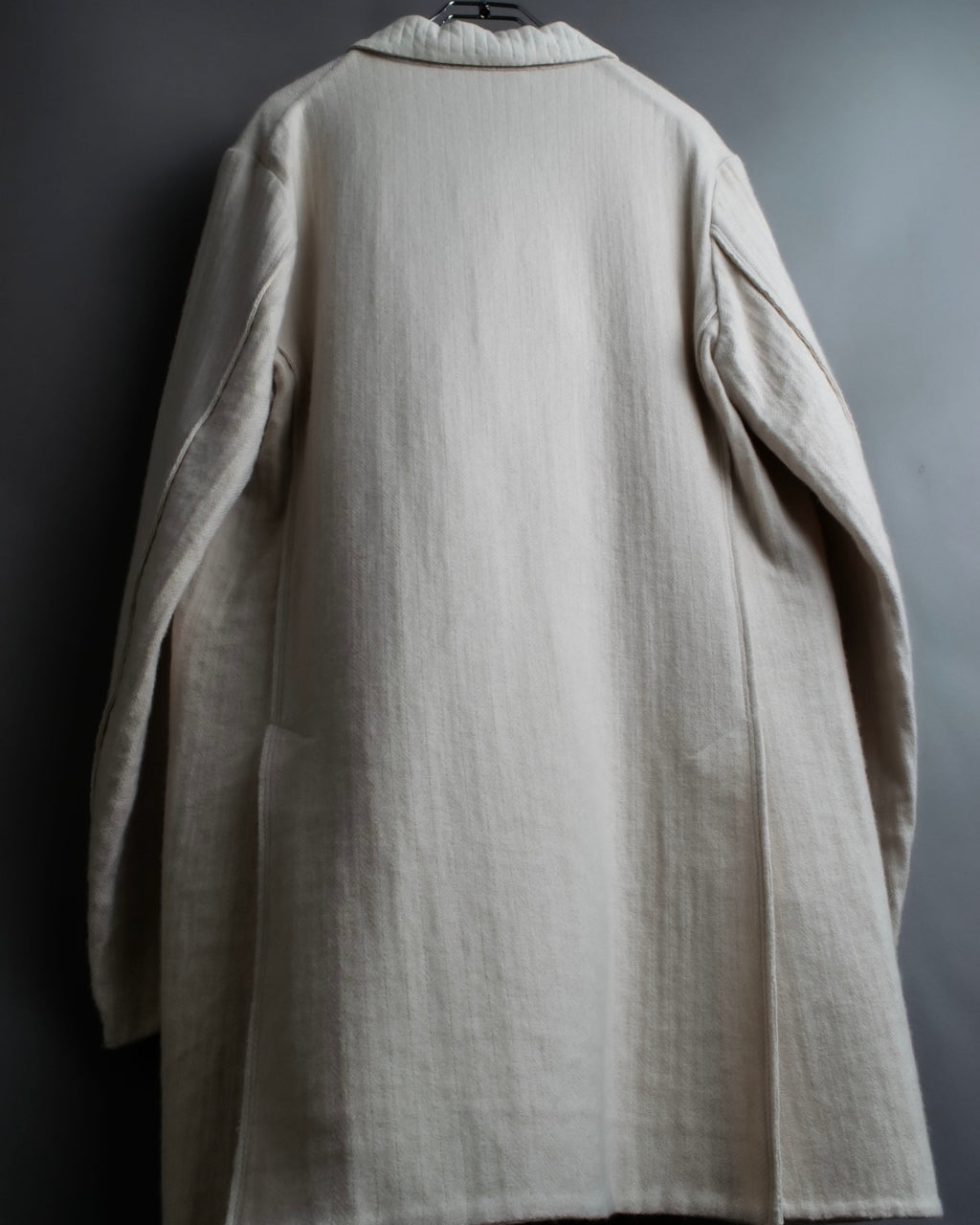 "SOWER" cashmere cotton double breasted tailored jacket