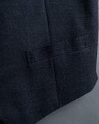 "KANSAI YAMAMOTO" Grey hidden check three-piece set up