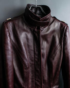 “GUCCI” Beautiful genuine sheep leather jacket