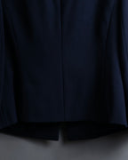 “Burberrys” open collar piping designed jacket