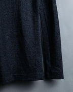 "tricot COMME des GARCONS" Light 100% wool layered knit