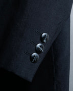 "CLAUDE MONTANA" Long lapel beautiful silhouette setup