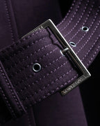 "GIANFRANCO FERRE white" riders design double zip coat