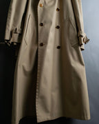"GUCCI 70-80's" Big collar design oversize design trench coat