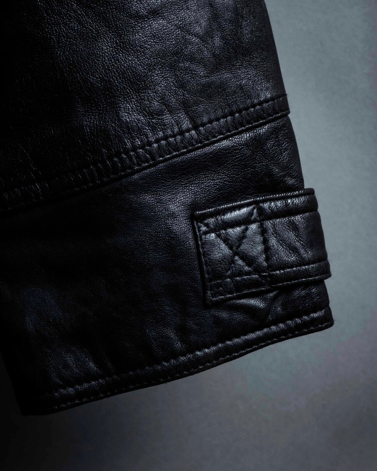 3XL Oversilhouette Faux Fur Leather Coat