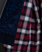 “John UNDERCOVER” gown designed check long hoodie