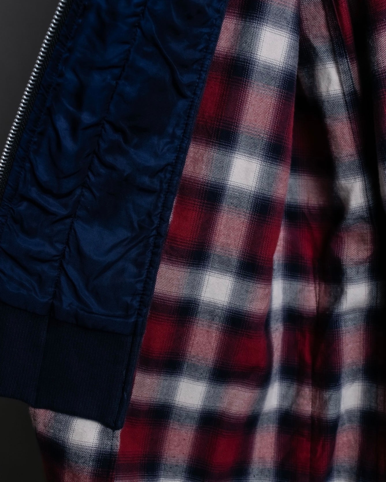 “John UNDERCOVER” gown designed check long hoodie