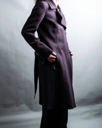 "GIANFRANCO FERRE white" riders design double zip coat