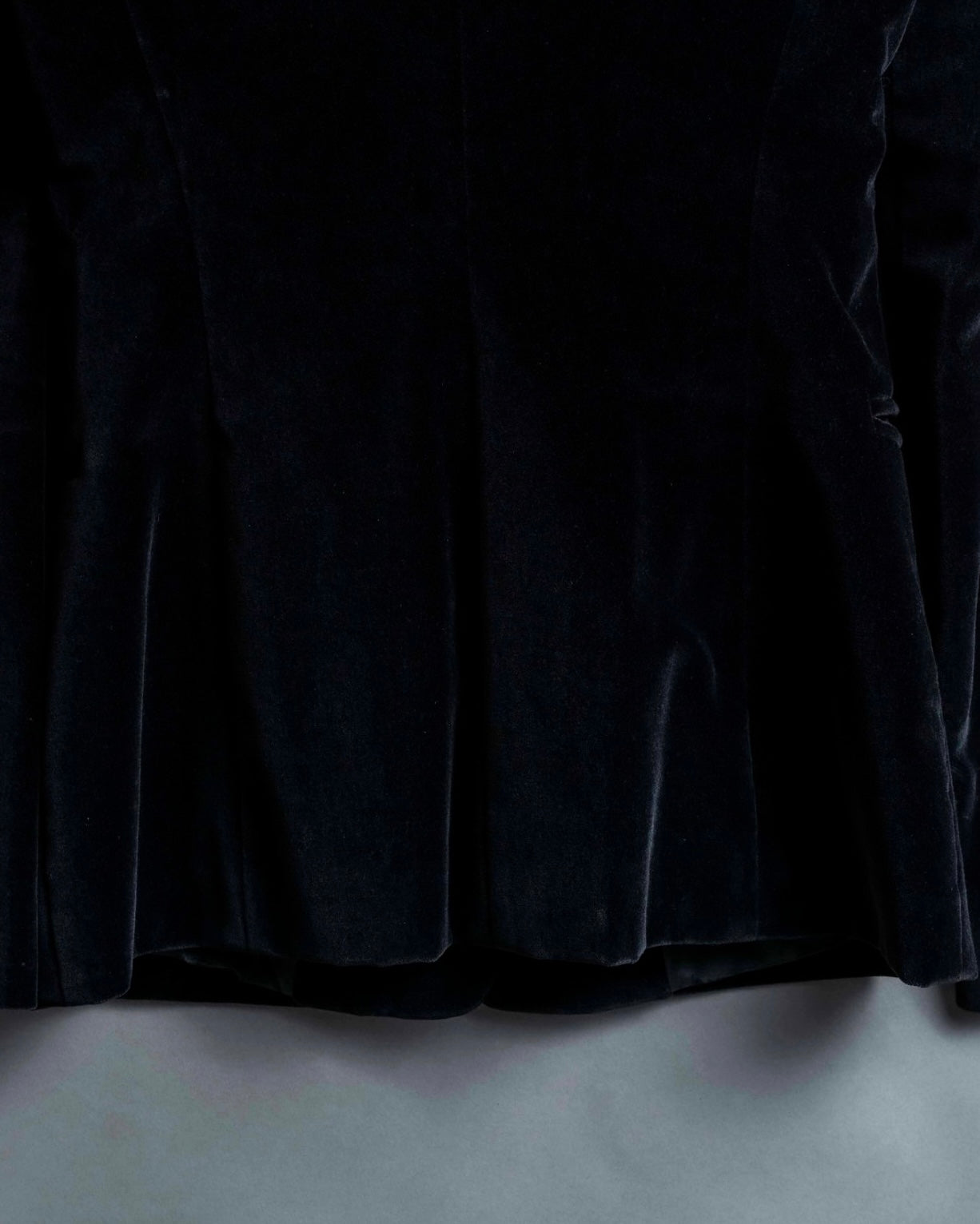 "VERSACE JEANS COUTURE" Velour peak lapel tailored jacket