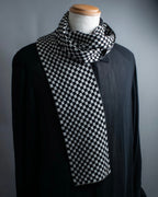 "DOLCE&amp;GABBANA" checkered pattern glitter stole
