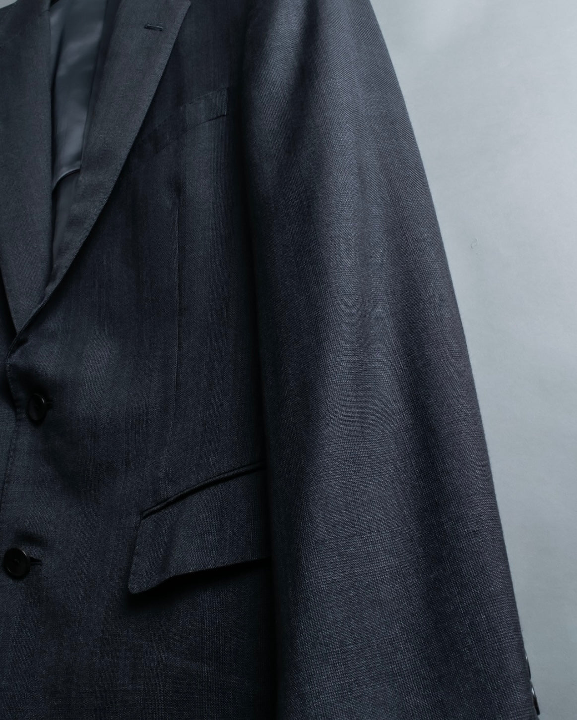 "KANSAI YAMAMOTO" Grey hidden check three-piece set up