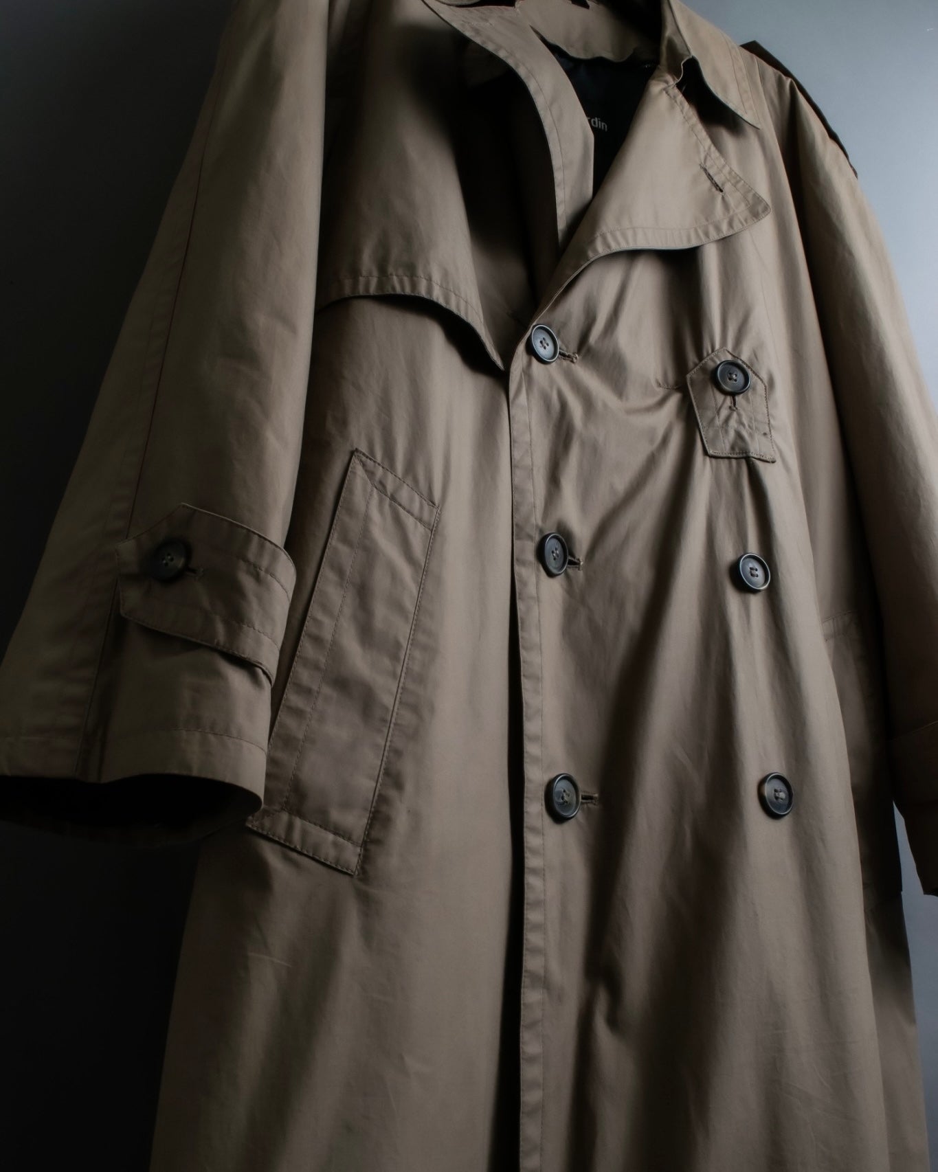 "Pierre Cardin" Super Oversized Spring Trench Coat