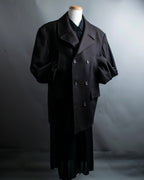 Vintage herringbone drop shoulder p coat