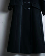 Vintage cashmere blend super long coat
