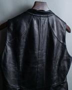 "Hiroko Koshino" Lamb leather layered vest