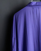 “Vintage” flower embroidery jewel designed viscose shirts