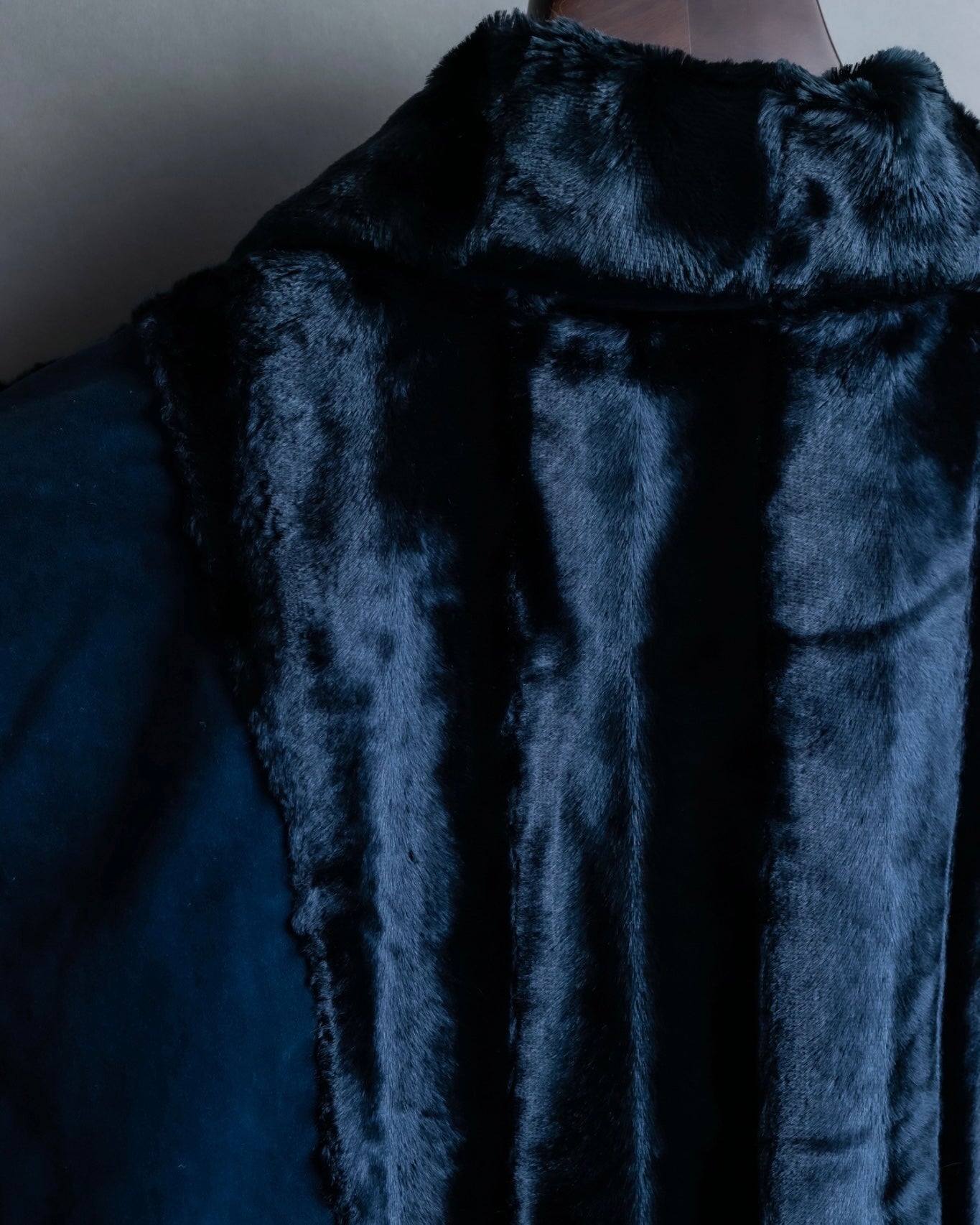 "BLUMARINE" fur combination riders jacket