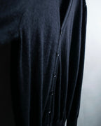 “Alexander McQueen” skull designed cashmere cardigan