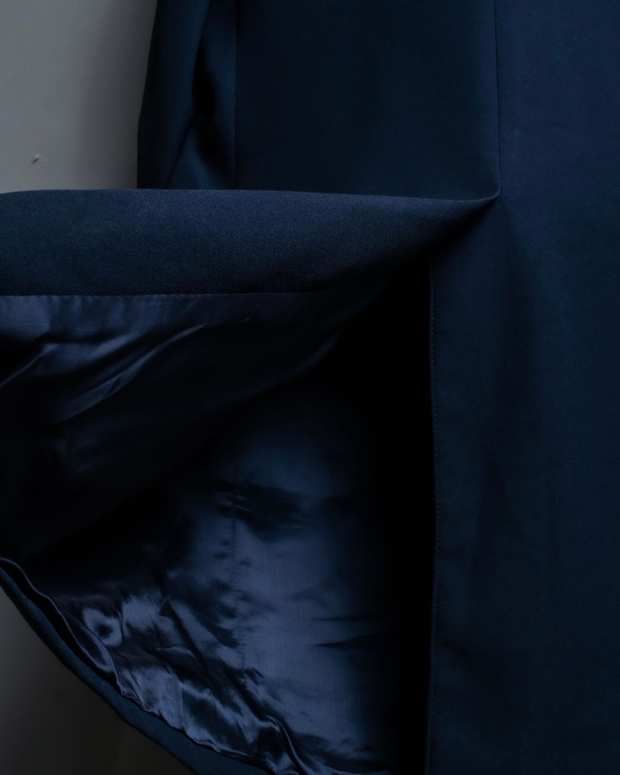 Embroidered oversized jacket coat with vest