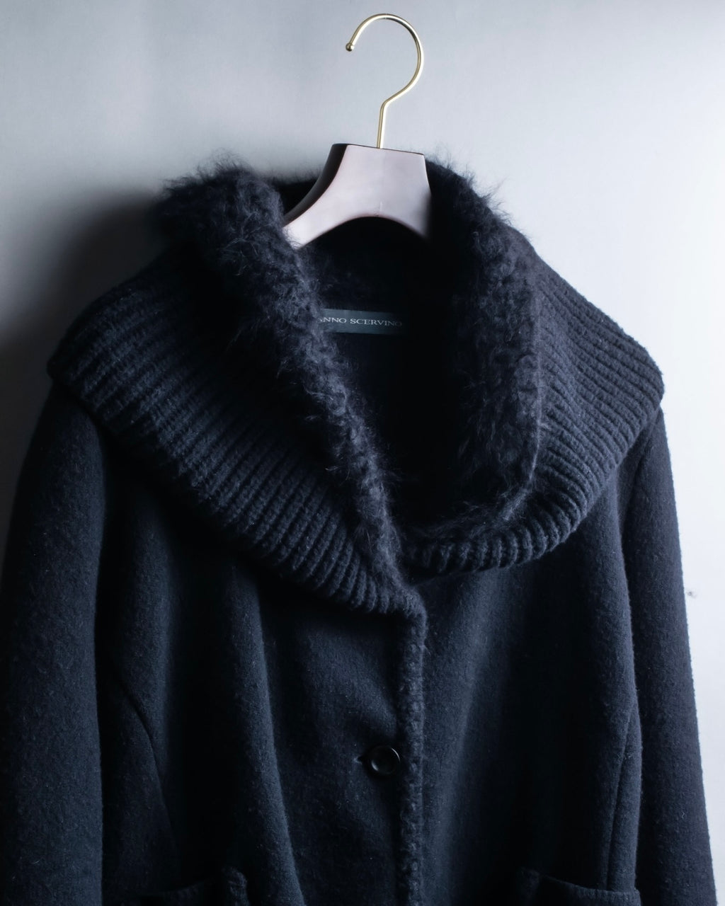 "Ermanno Scervino" Angora blend cardigan design jacket