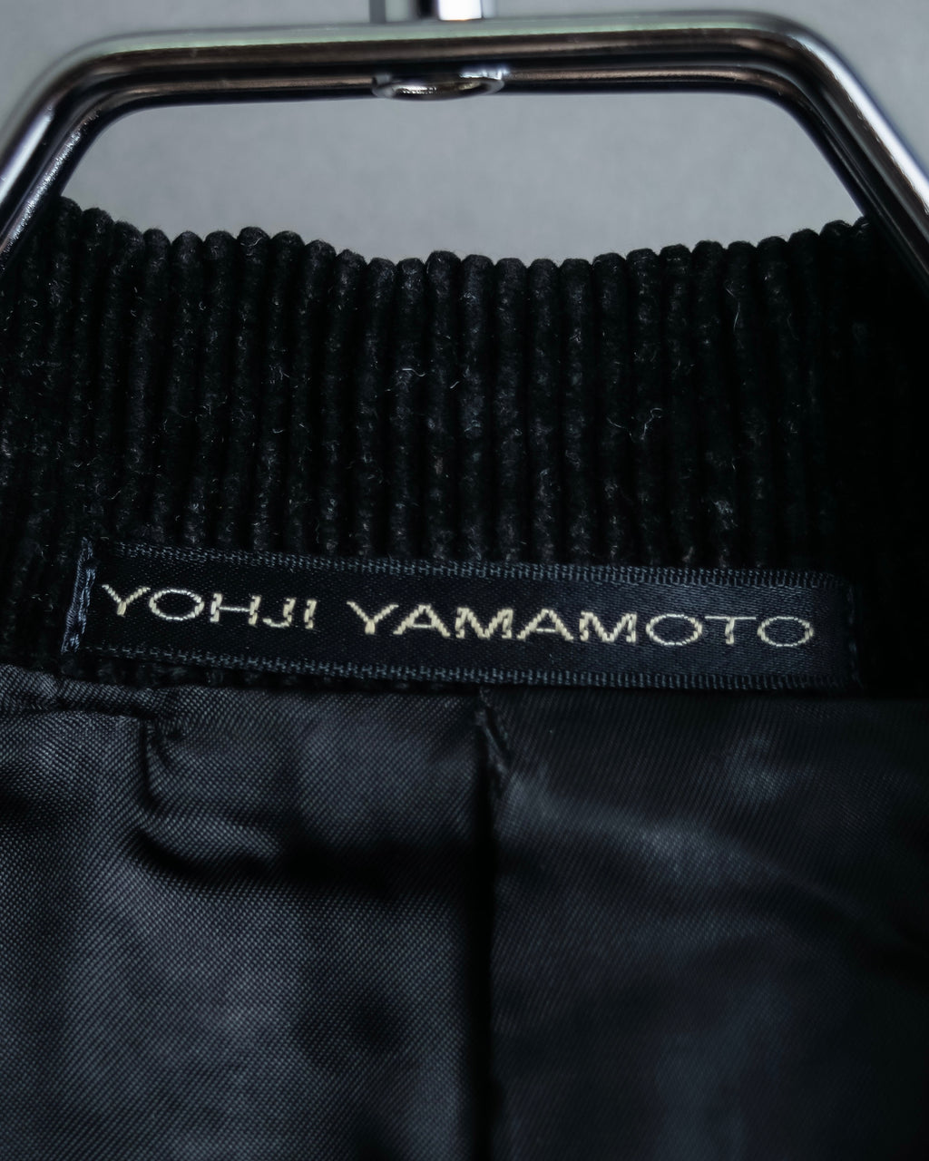 “Y’s for men” beautiful black corduroy single tailored jacket