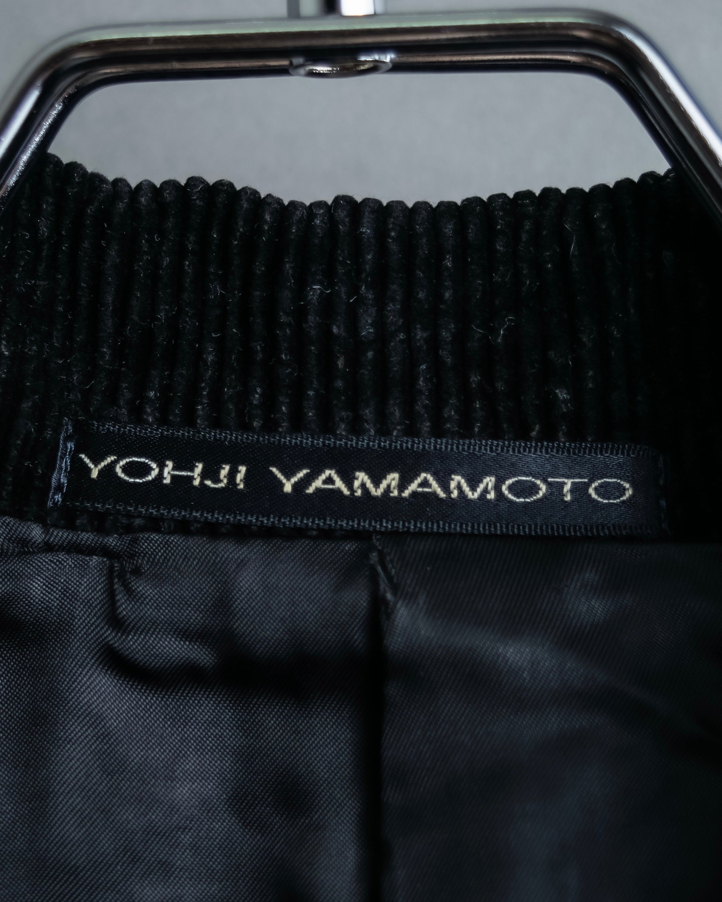 “Y’s for men” beautiful black corduroy single tailored jacket