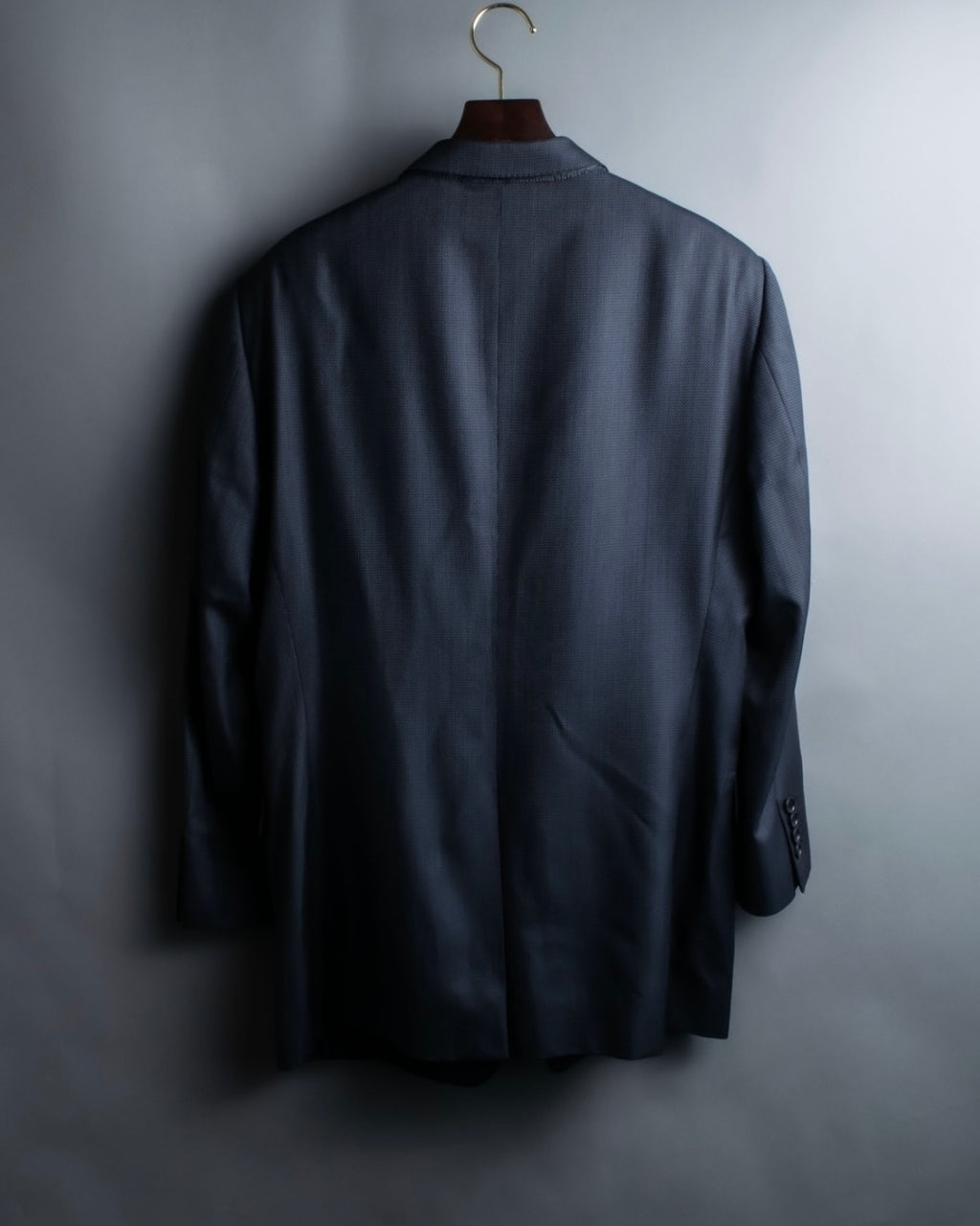 "GUCCI" silk blend gray blue spring setup