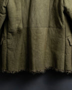 Vintage kargan lamb suede combination jacket