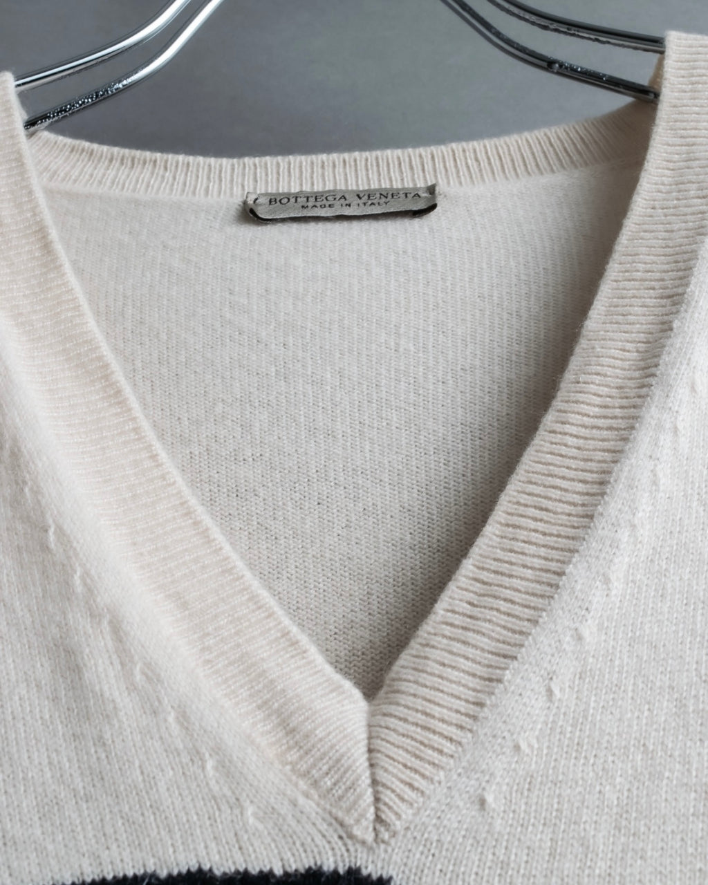 "BOTTEGA VENETA" art pattern cashmere 100% knit