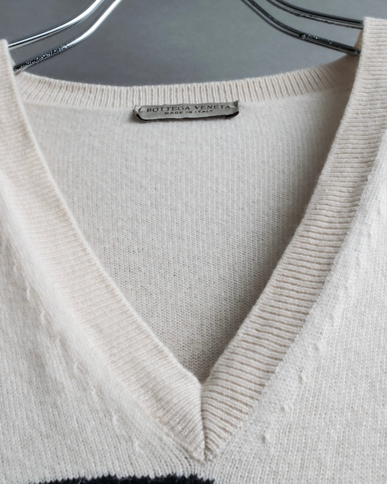 "BOTTEGA VENETA" art pattern cashmere 100% knit