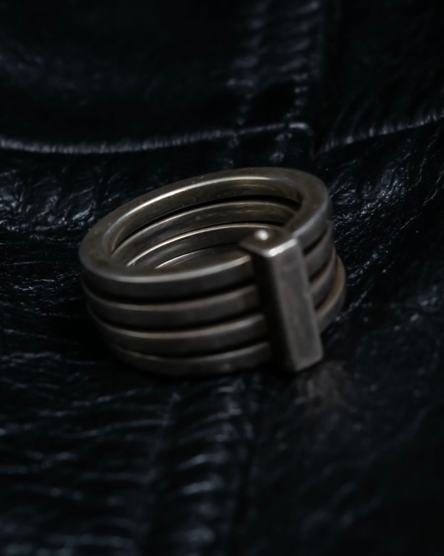 “GUCCI” silver 925 quadruple ring
