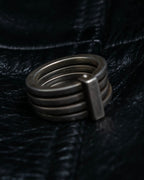“GUCCI” silver 925 quadruple ring