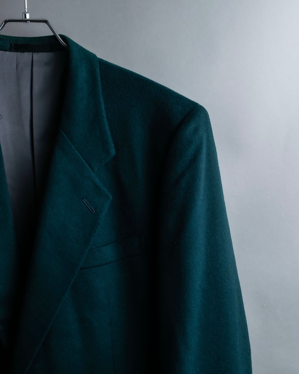 "Christian Dior MONSIEUR" Wool cashmere vibrant blue green tailored jacket