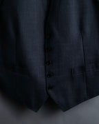 "KANSAI YAMAMOTO" Grey hidden check three-piece set up