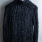 "FENDI" mohair shaggy long cardigan