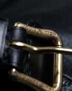 "Louis Vuitton" Belt motif leather bangle