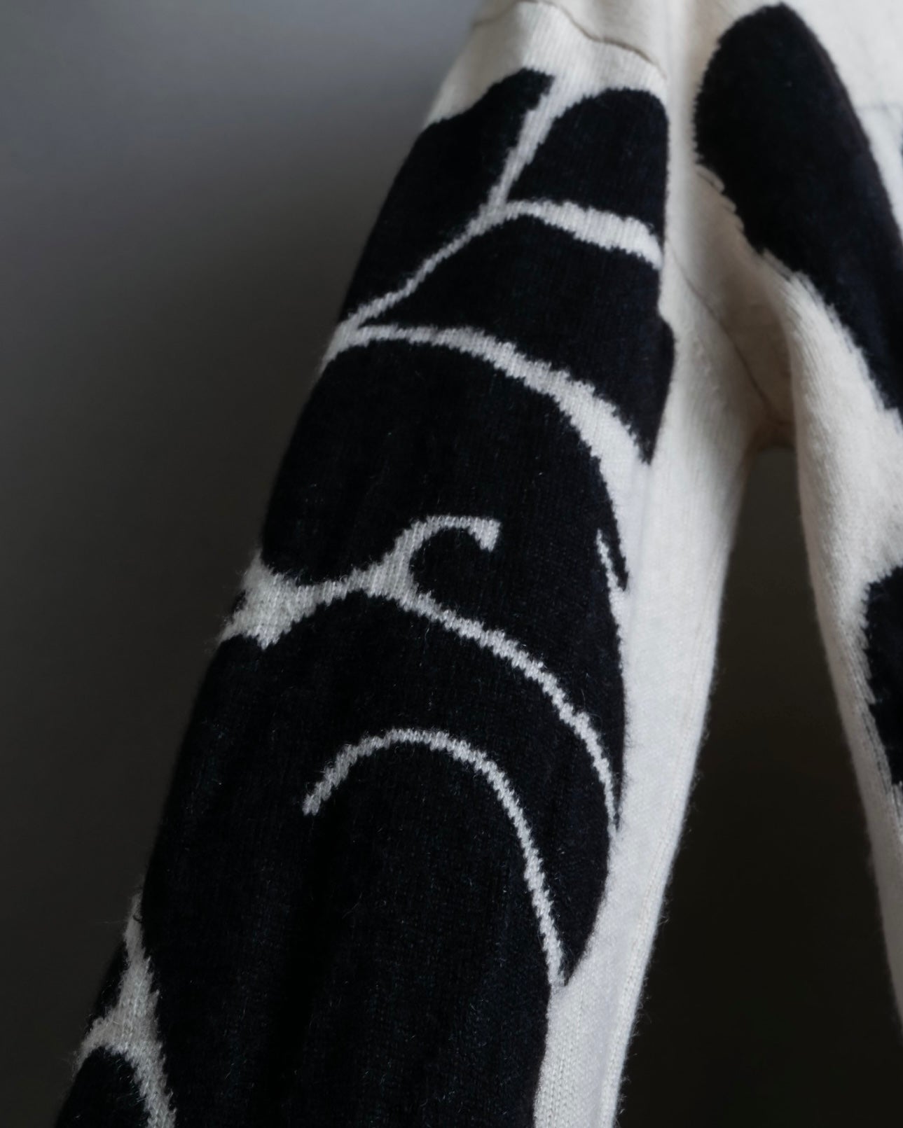 "BOTTEGA VENETA" art pattern cashmere 100% knit