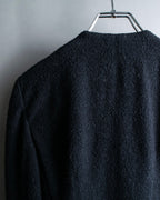 "EMPORIO ARMANI" Three-line short fly front jacket