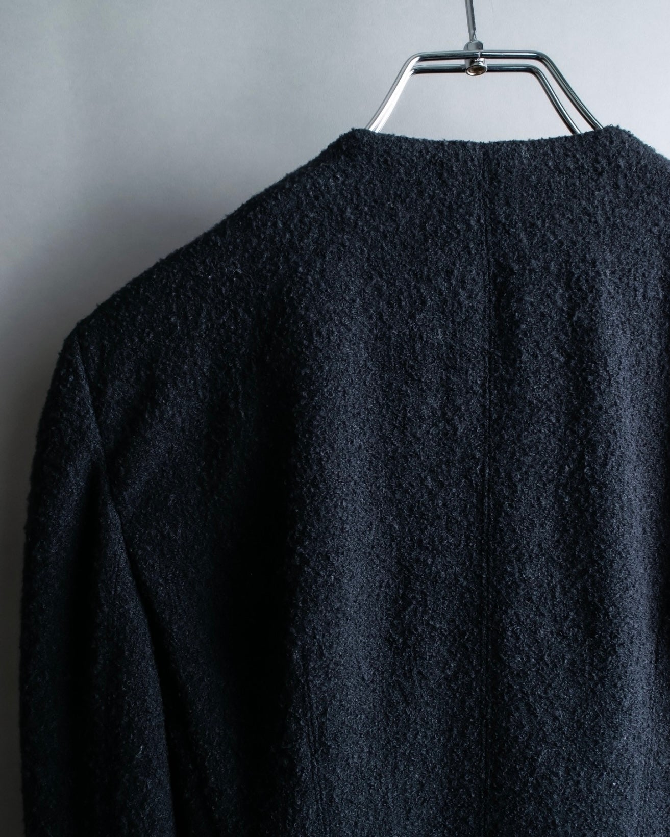 "EMPORIO ARMANI" Three-line short fly front jacket