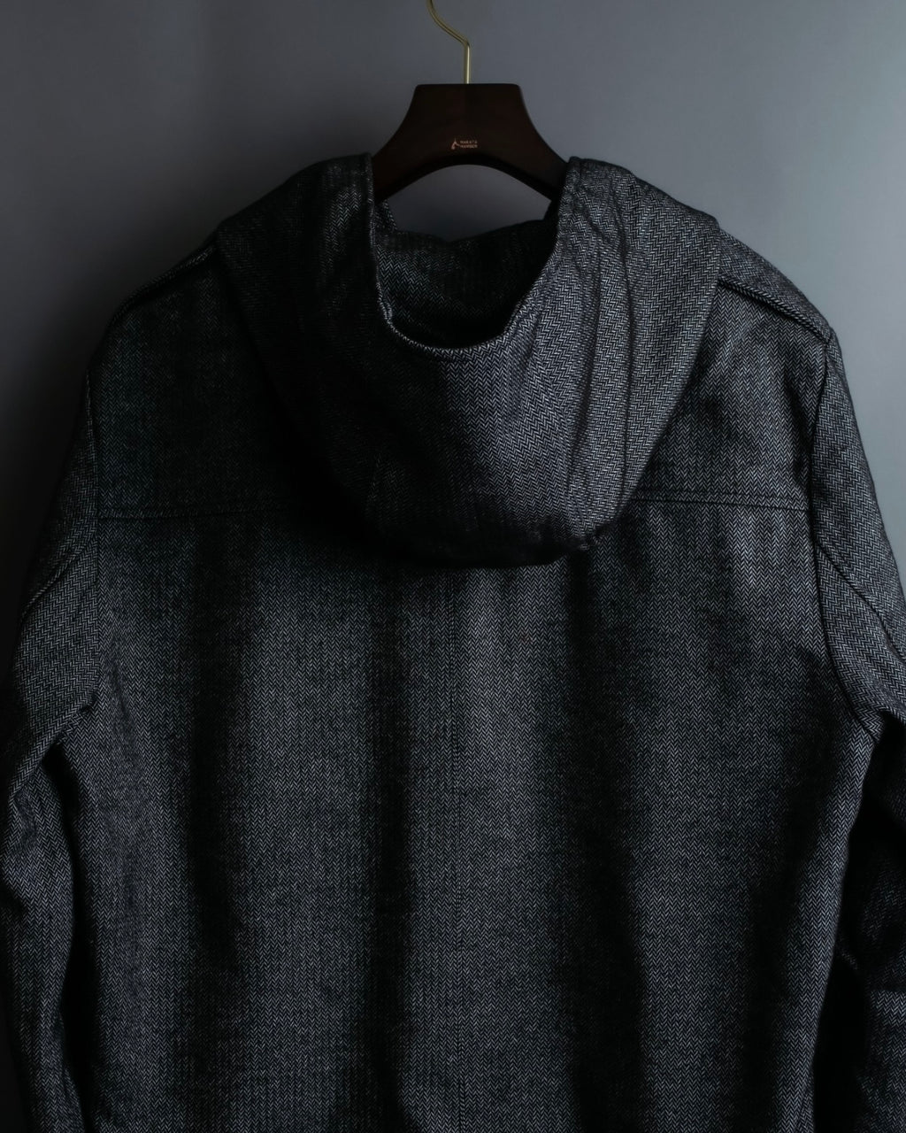 "JUNYA WATANABE" Cotton Herringbone Hoodie Jacket