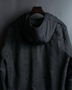 "JUNYA WATANABE" Cotton Herringbone Hoodie Jacket