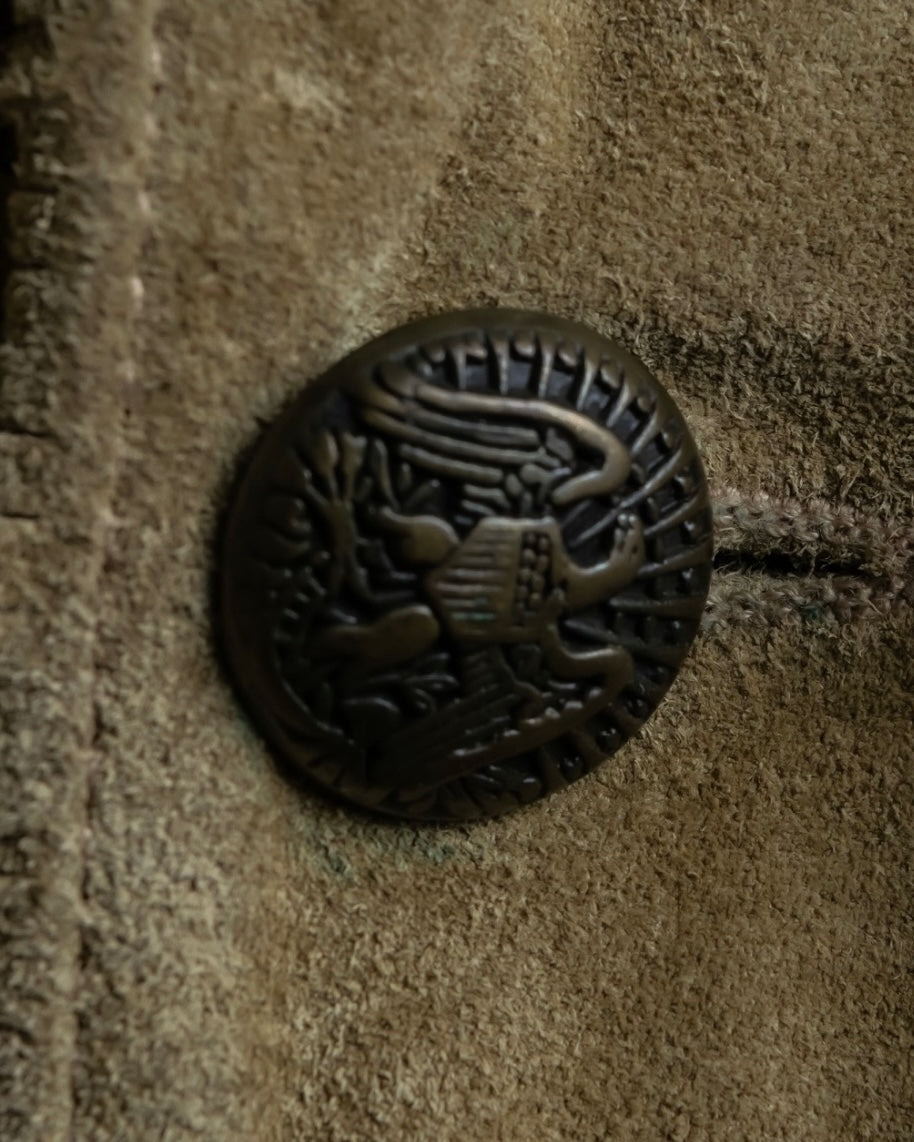 Vintage suede fringe jacket