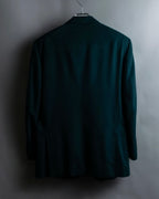 "Christian Dior MONSIEUR" Wool cashmere vibrant blue green tailored jacket